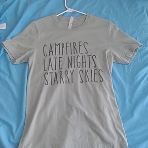 Camping themed shirt